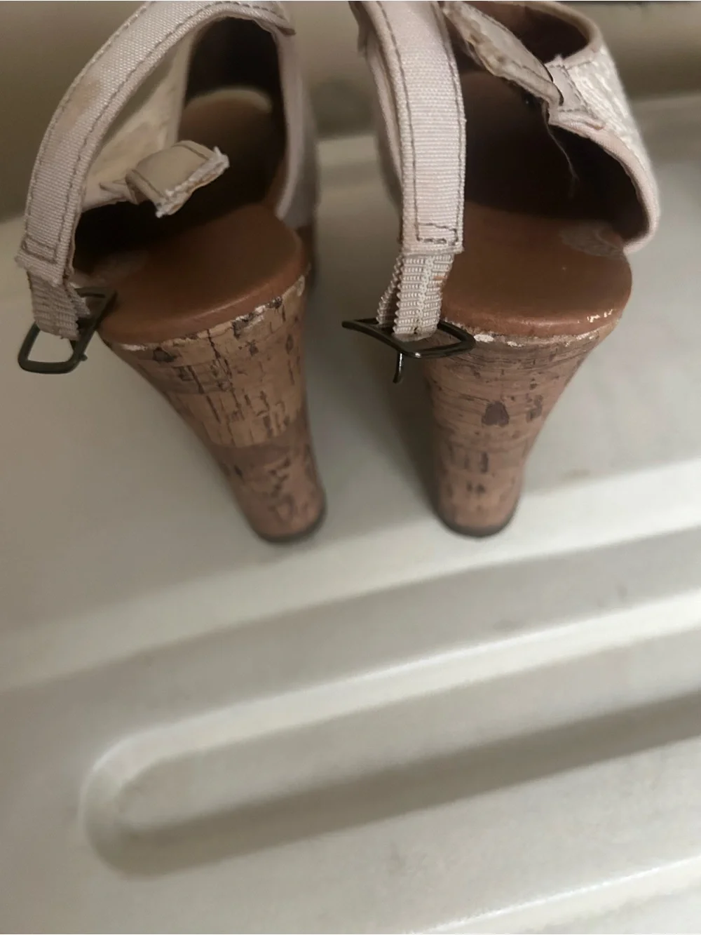Women's Cream Lace Espadrille Slingback Espadrilles